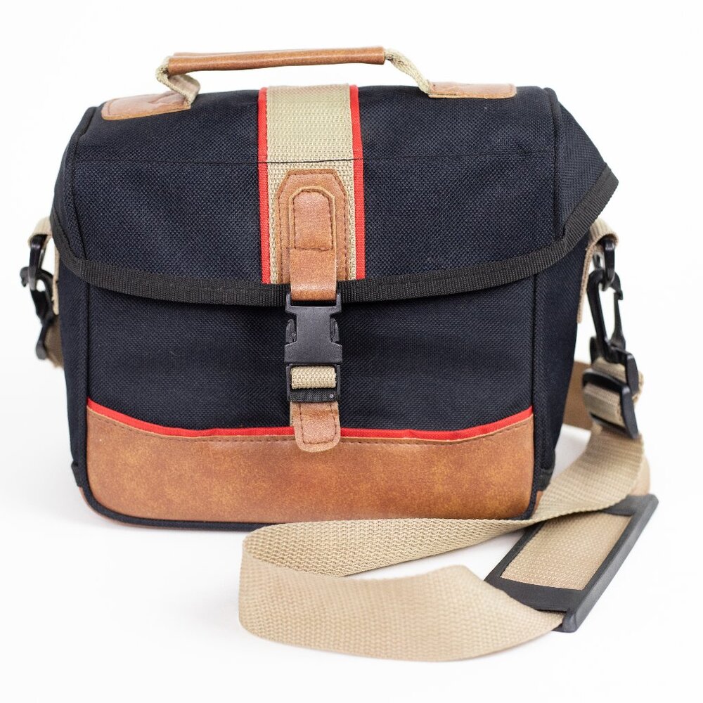 Vintage Black Camera Bag